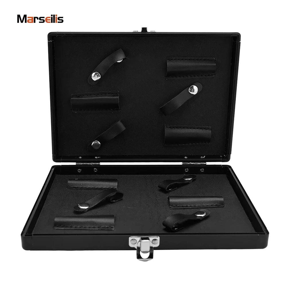 Salon Barber Tool LeatherStorage Box Scissor Box Beauty Carrying Case Portable Makeup Box Beauty and Hair Products Sorting Box