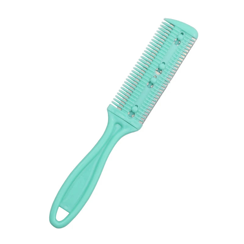 Durable Hair Cutting Trimmer Razor Blade Comb Home Hairdresser Makeup Tools For Thinning Bangs Long Beauty Hair Cut Accessories