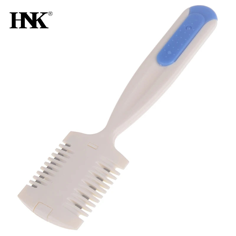 Durable Hair Cutting Trimmer Razor Blade Comb Home Hairdresser Makeup Tools For Thinning Bangs Long Beauty Hair Cut Accessories