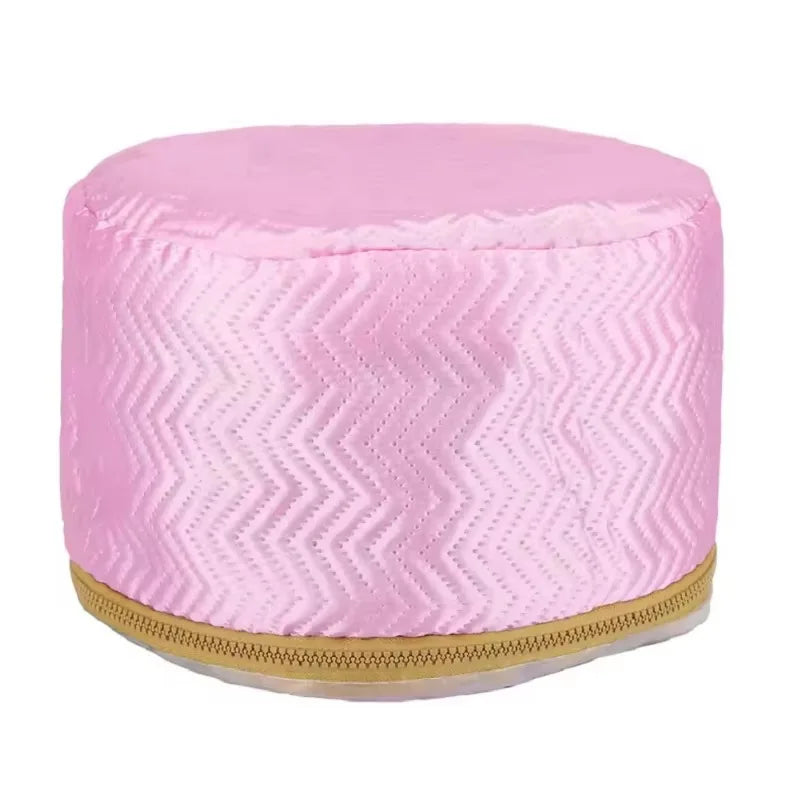 Professional Electric Spa Cap - Thermal Hair Treatment Steamer for Deep Conditioning & Oil Treatments w/Adjustable Temp