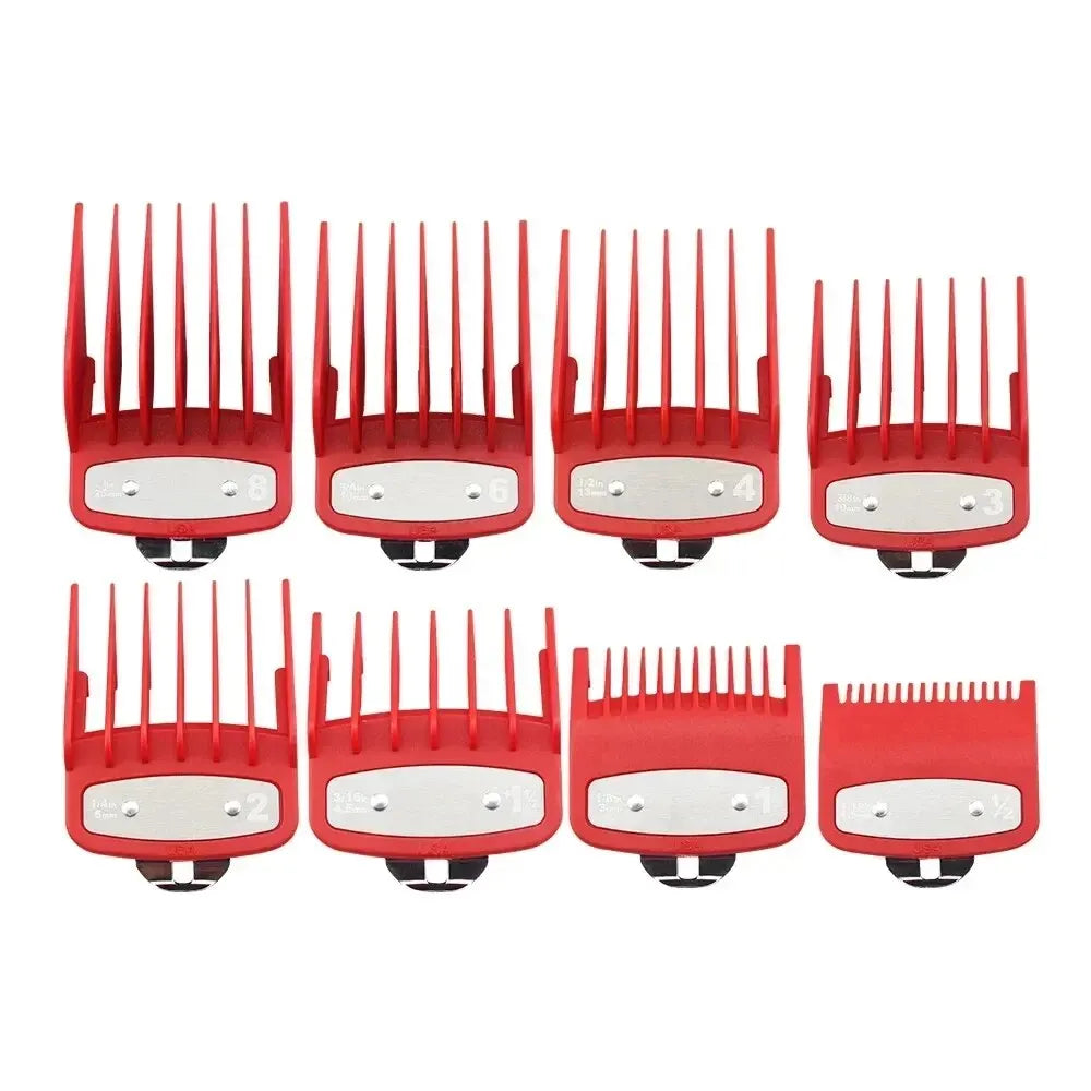 8/10pcs Professional Hair Clipper Limit Guide Comb For Wahl Trimmer Universal Barber Guide Comb Haircut Tool Clipper Limit Combs