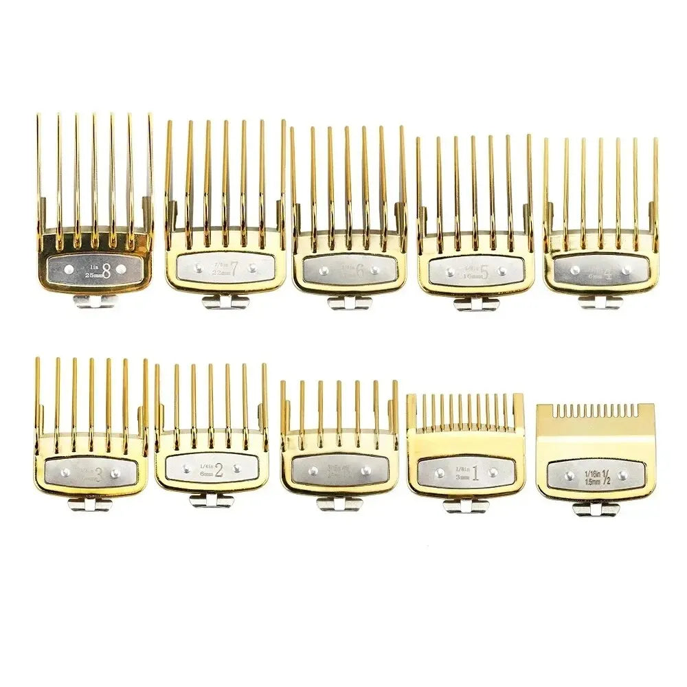 8/10pcs Professional Hair Clipper Limit Guide Comb For Wahl Trimmer Universal Barber Guide Comb Haircut Tool Clipper Limit Combs