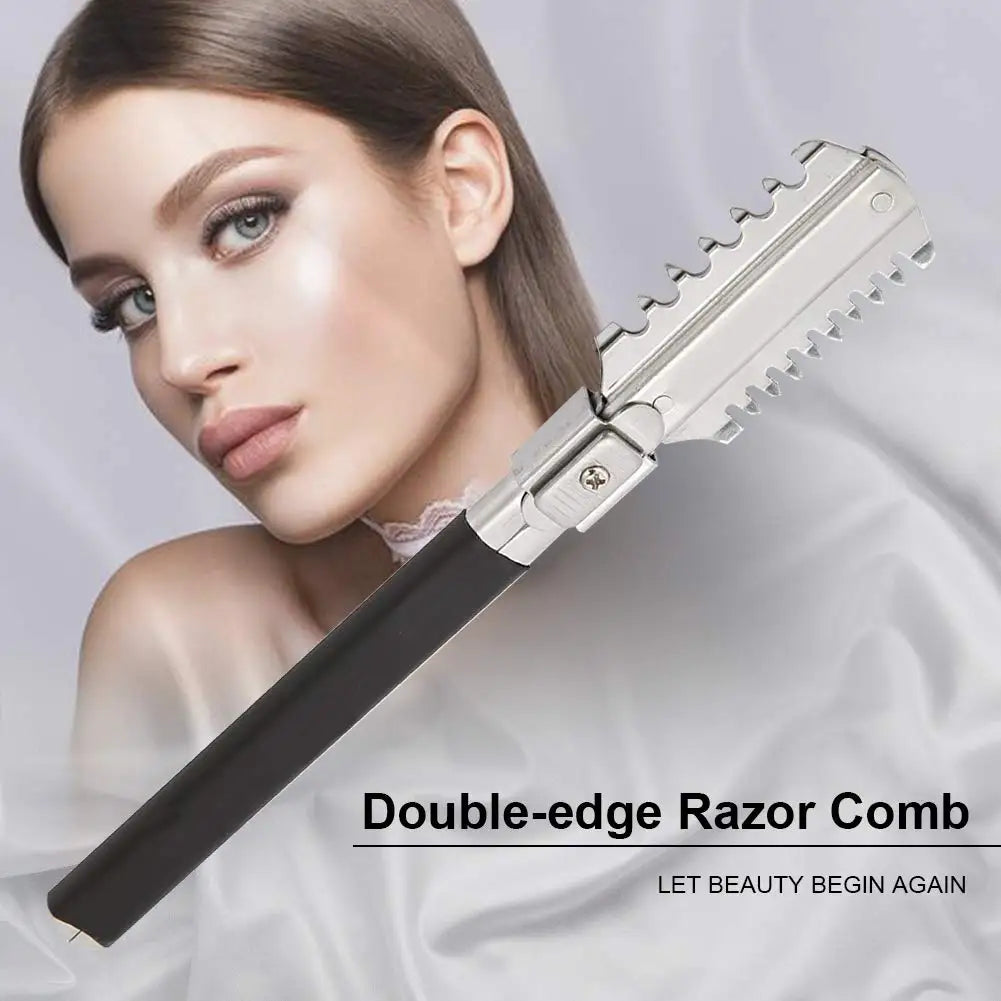 Profession Double-Edge Shaving Haircut Razor Knife Blades Manual Hair Cutting Tools Beard Trimmer Barbershop Styling Accessories