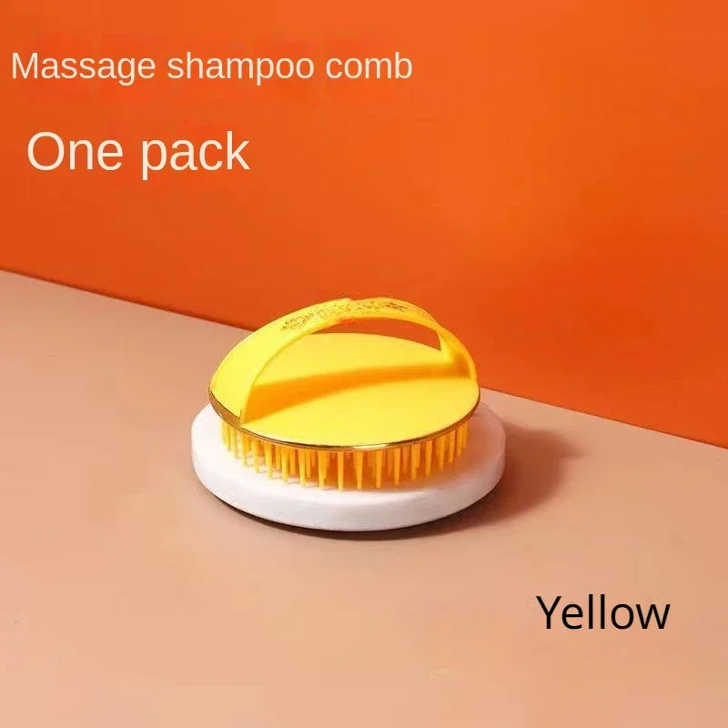 Comb Handheld Scalp Soft Silicone Shampoo Brush Bathroom Products Massage Brush Washing Comb Shower Shampoo Scalp Shower Brush