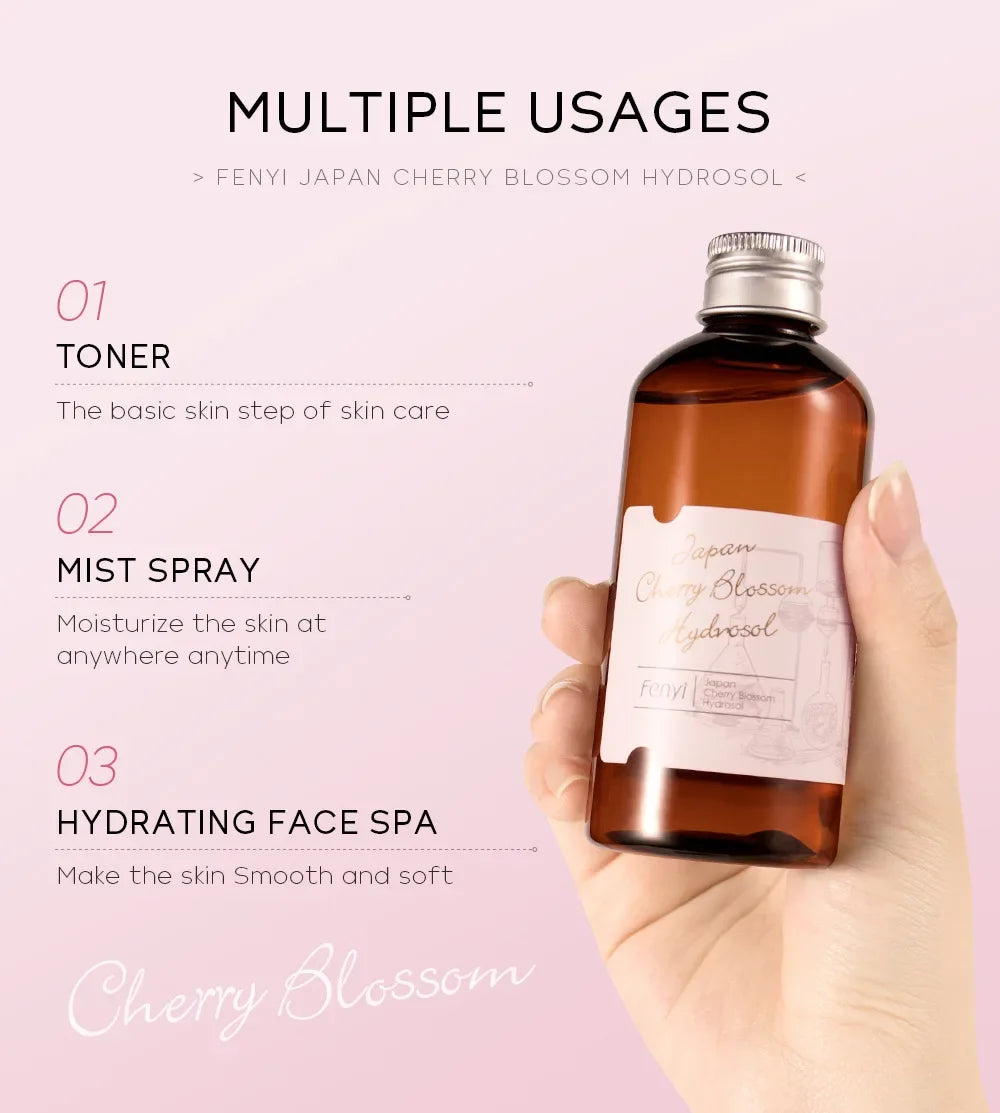 Face Care Sakura Water Nourishing Skin Improve Dullness  Facial Toner Damask  Korean Skincare Products 100 ML
