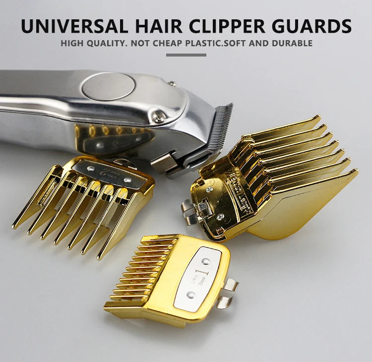 8/10pcs Professional Hair Clipper Limit Guide Comb For Wahl Trimmer Universal Barber Guide Comb Haircut Tool Clipper Limit Combs