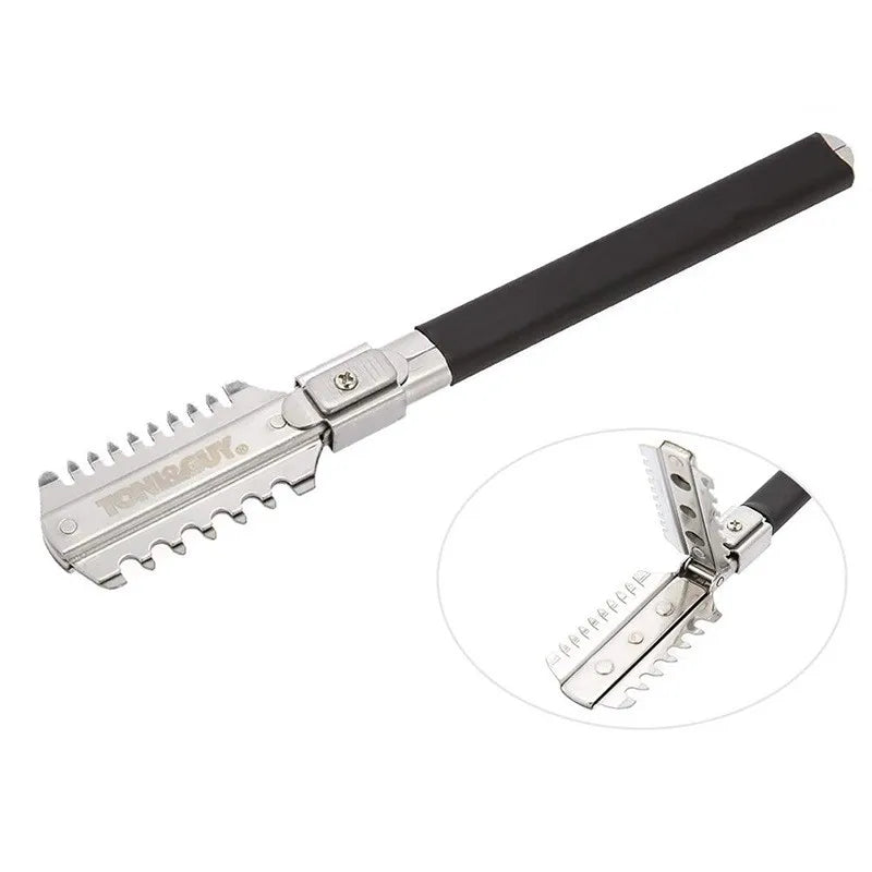 Profession Double-Edge Shaving Haircut Razor Knife Blades Manual Hair Cutting Tools Beard Trimmer Barbershop Styling Accessories