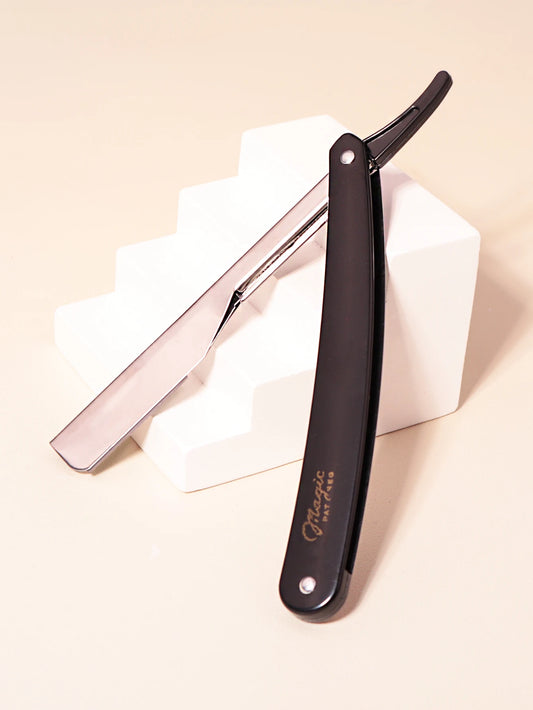 Straight edge shaver high-end salon folding men's manual shaver