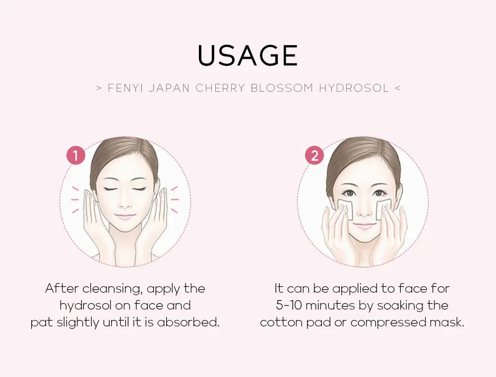 Face Care Sakura Water Nourishing Skin Improve Dullness  Facial Toner Damask  Korean Skincare Products 100 ML