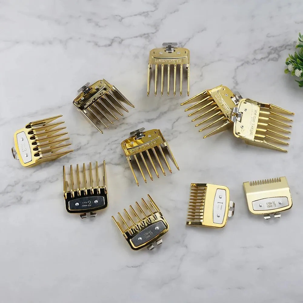 8/10pcs Professional Hair Clipper Limit Guide Comb For Wahl Trimmer Universal Barber Guide Comb Haircut Tool Clipper Limit Combs