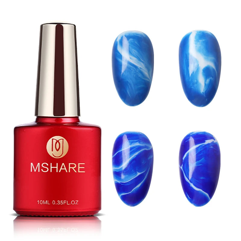 MSHARE 10ml Base Coat  Top Gel Clear Construction Dehydrator Primer Reinforce Soak Off Nails Gels UV LED Glue