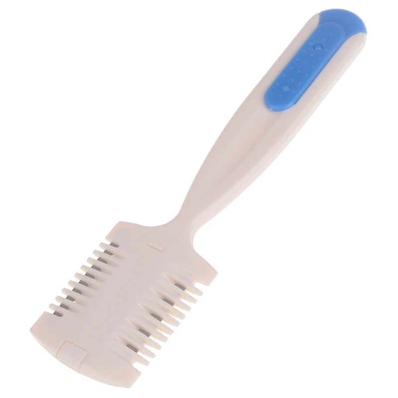 Durable Hair Cutting Trimmer Razor Blade Comb Home Hairdresser Makeup Tools For Thinning Bangs Long Beauty Hair Cut Accessories