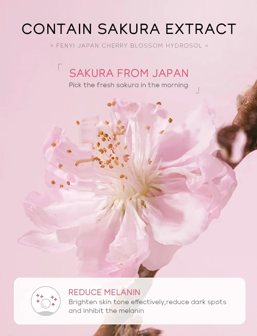 Face Care Sakura Water Nourishing Skin Improve Dullness  Facial Toner Damask  Korean Skincare Products 100 ML