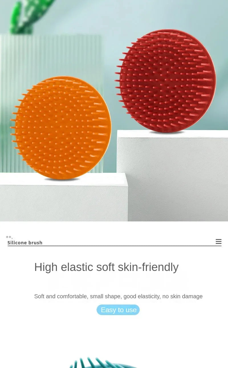 Comb Handheld Scalp Soft Silicone Shampoo Brush Bathroom Products Massage Brush Washing Comb Shower Shampoo Scalp Shower Brush