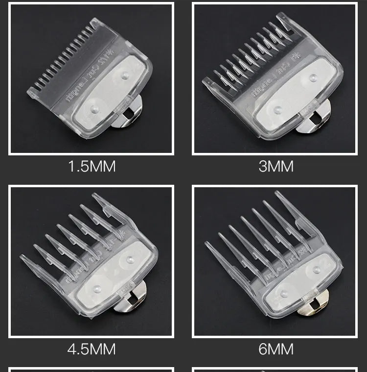 8/10pcs Professional Hair Clipper Limit Guide Comb For Wahl Trimmer Universal Barber Guide Comb Haircut Tool Clipper Limit Combs