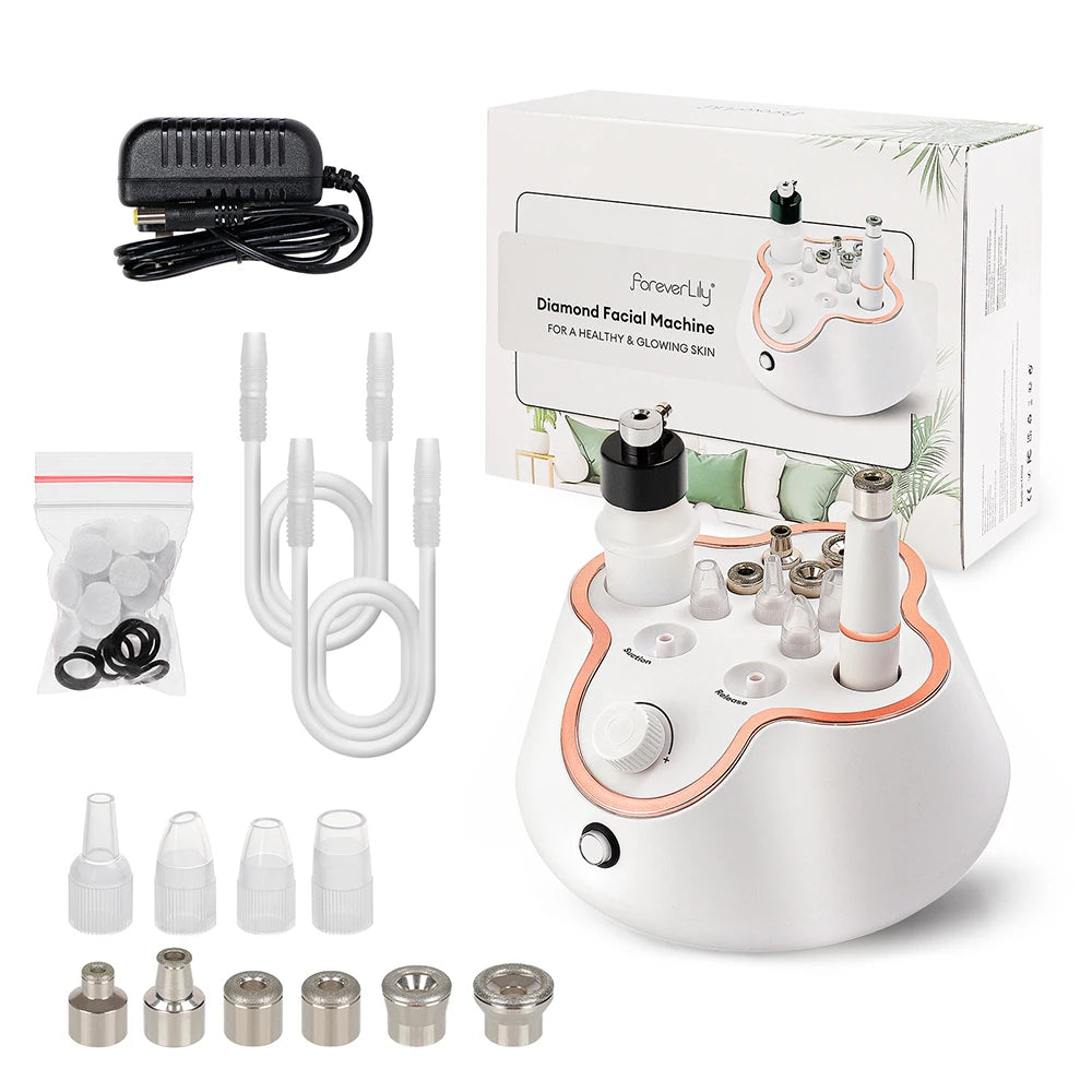 Foreverlily Diamond Facial Peeling Machine Home Use Professional Microdermabrasion Nano Water Spray Exfoliation Beauty Machine