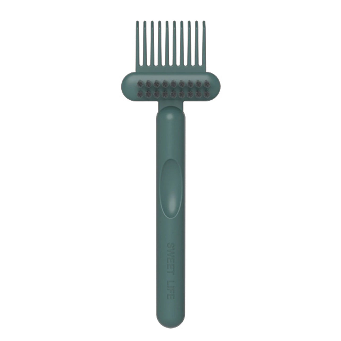 2-in-1 Hair Brush Cleaner Rake,Comb Cleaner Delicate Cleaning Tools,Removes Hair Dust,Embeded Tool Use For Home Salon