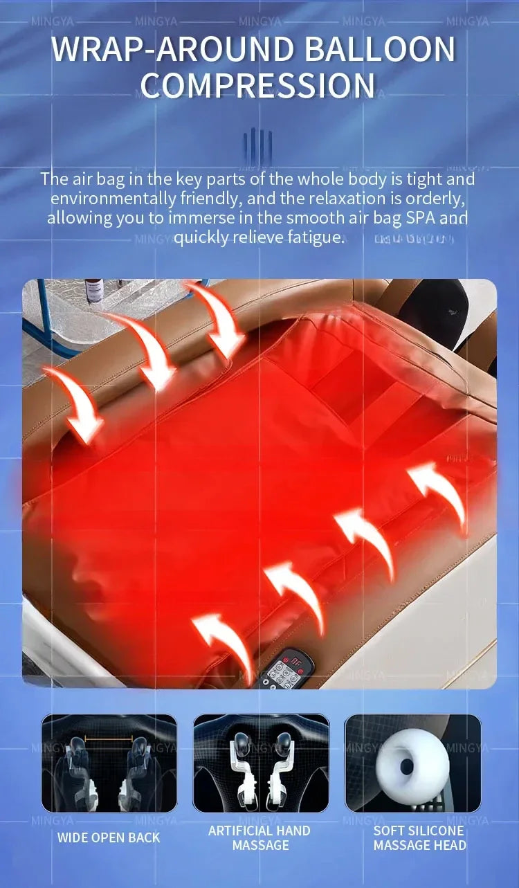 2025 Salon Head Spa Shampoo Bed Water Cycle Electric Massage Shampoo Bed