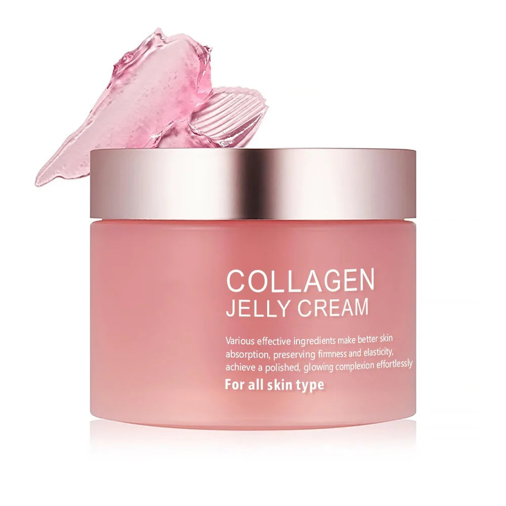 Sakura Mask,Collagen Jelly Cream Niacinamide And Hydrolyzed Collagen Strengthen Skin Barrier Lasting Moisturizing Skin Face Care