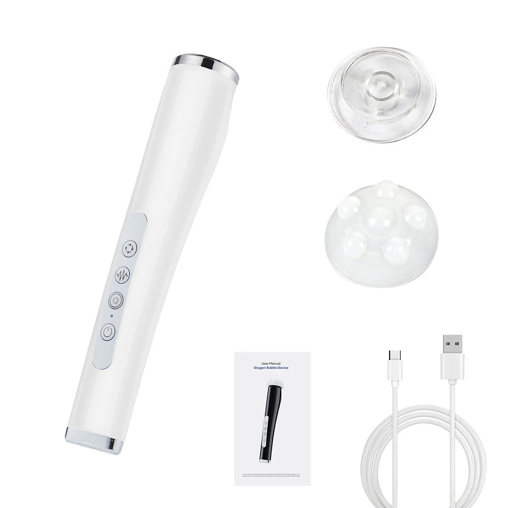 Oxygen Bubble Pen CO2 Oxygen Portable Facial Machine CO2 Gel Facial Skin Care Device Facial SPA CO2 Bubble Oxygen Beauty Machine