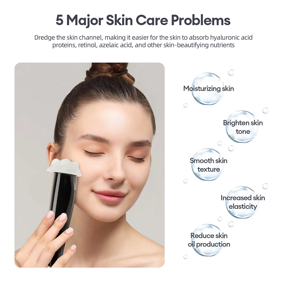 Oxygen Bubble Pen CO2 Oxygen Portable Facial Machine CO2 Gel Facial Skin Care Device Facial SPA CO2 Bubble Oxygen Beauty Machine