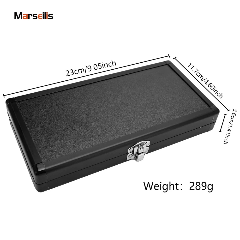 Salon Barber Tool LeatherStorage Box Scissor Box Beauty Carrying Case Portable Makeup Box Beauty and Hair Products Sorting Box