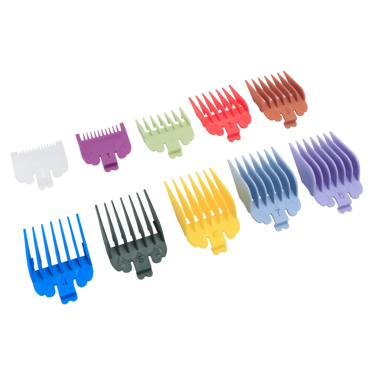 10Pcs/Set Universal Hair Clipper Limit Comb Salon Cutting Guide Replacement Set Professional Electric Hair Trimmer Accessories