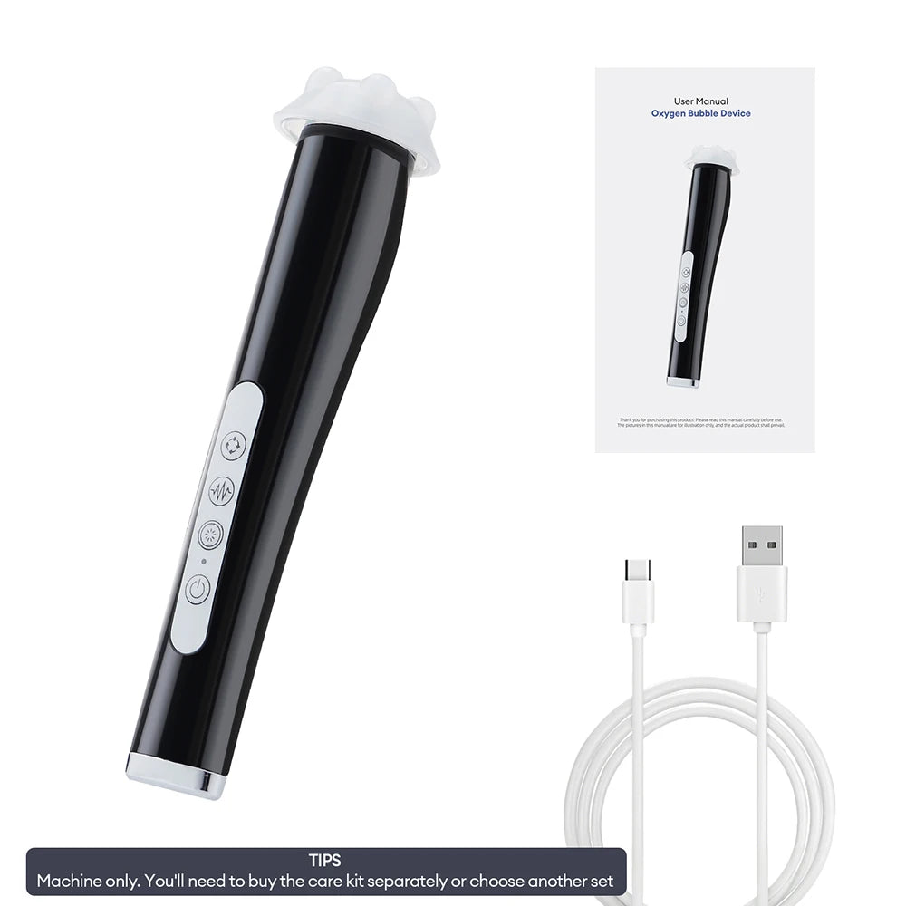 Oxygen Bubble Pen CO2 Oxygen Portable Facial Machine CO2 Gel Facial Skin Care Device Facial SPA CO2 Bubble Oxygen Beauty Machine