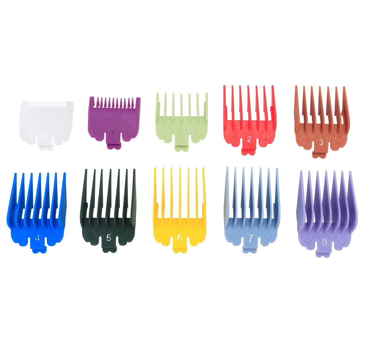 10Pcs/Set Universal Hair Clipper Limit Comb Salon Cutting Guide Replacement Set Professional Electric Hair Trimmer Accessories
