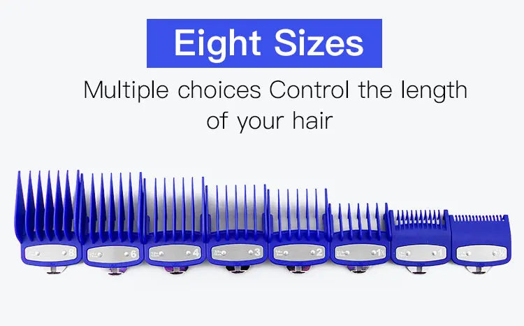 8/10pcs Professional Hair Clipper Limit Guide Comb For Wahl Trimmer Universal Barber Guide Comb Haircut Tool Clipper Limit Combs