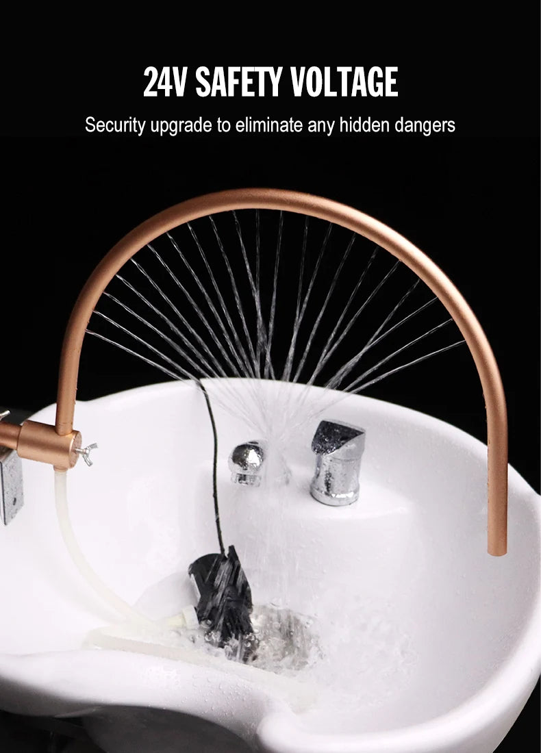 Salon head massage spa equipment waterfall shower shampoo basin hair salon hair beauty salon portable equipment supplies