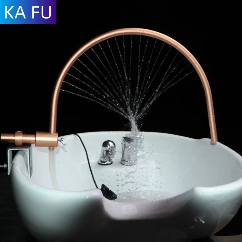 Salon head massage spa equipment waterfall shower shampoo basin hair salon hair beauty salon portable equipment supplies