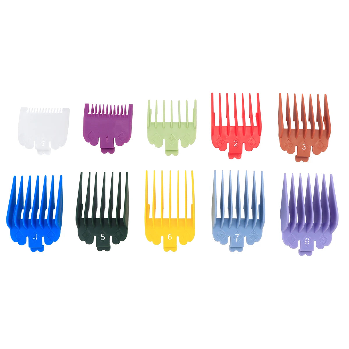 10Pcs/Set Universal Hair Clipper Limit Comb Salon Cutting Guide Replacement Set Professional Electric Hair Trimmer Accessories