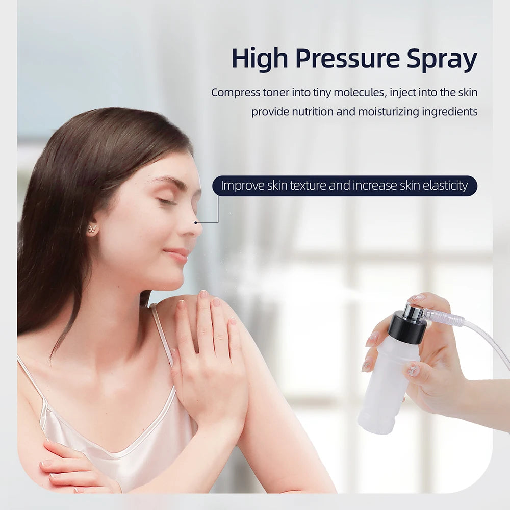 Foreverlily Diamond Microdermabrasion Dermabrasion Machine Water Spray Exfoliation Beauty Machine Wrinkle Face Peeling Machine