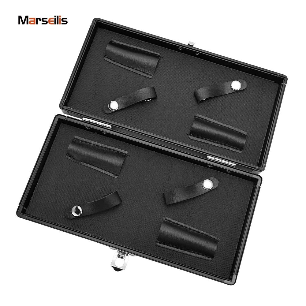 Salon Barber Tool LeatherStorage Box Scissor Box Beauty Carrying Case Portable Makeup Box Beauty and Hair Products Sorting Box