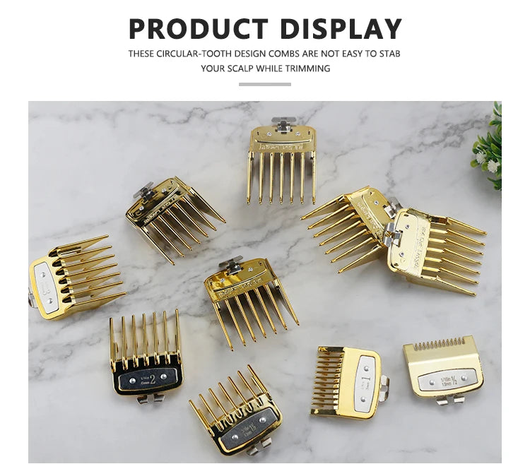 8/10pcs Professional Hair Clipper Limit Guide Comb For Wahl Trimmer Universal Barber Guide Comb Haircut Tool Clipper Limit Combs