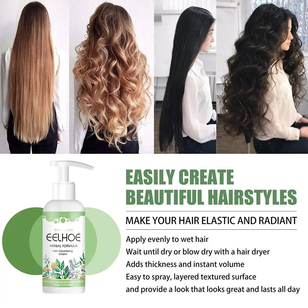 Hair-volumizing Cream Bouncie'lock Boost Defining Cream Hair Shiny Day Hair Curls Curly Long Care Volumizing Cream hair sty
